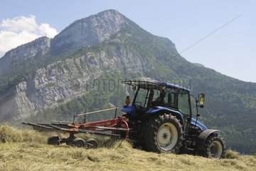 Hay is ventilated to ensure proper drying France