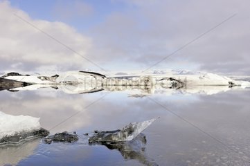 Glacial lake Joekulsárlón Iceland