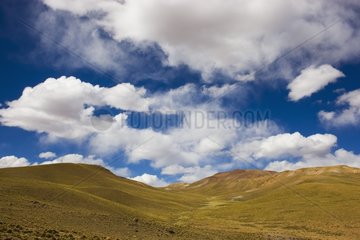 Storm clouds above mountains Altiplano Bolivia