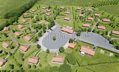 Aerial view of a resort has Sarrebourg France