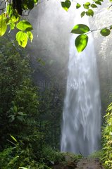 Waterfall early morning in Papua New Guinea