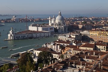 Aerial view of Venice in Italy