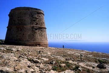 Ancient tower defense Cap de Barbaria Balearic