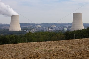 Nuclear Power Golfech and Cooling Tower France