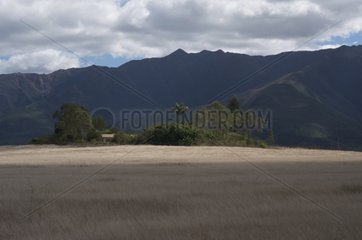 Plains and mountains in Kone region of New Caledonia