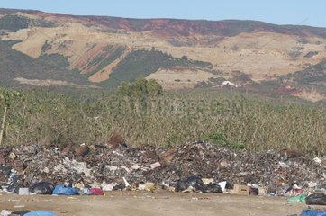 Illegal dumping in the north of the island New Caledonia