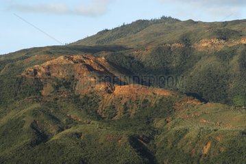 Mining in the Central Chain New Caledonia