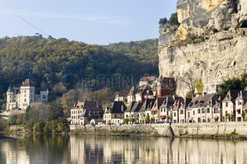 La Roque-Gageac village classified most beautiful village in France