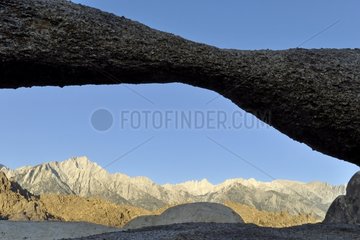 Alabama Hills on the eastern slope of the Sierra Nevada USA