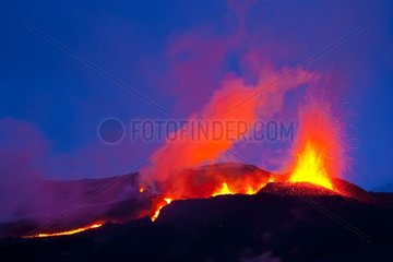 Eruption of Eyjafjoell Fimmvoerðuháls Iceland