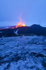 Eruption of Eyjafjoell Fimmvoerðuháls Iceland