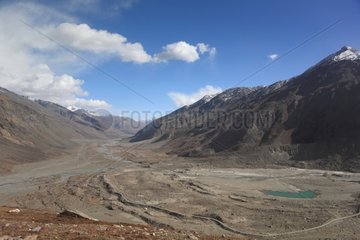 Valley of the River Zanskar Ladakh Himalayas India
