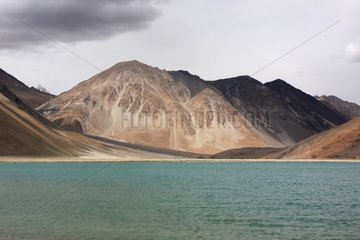 Banks of Lake Pangong Ladakh Himalayas India