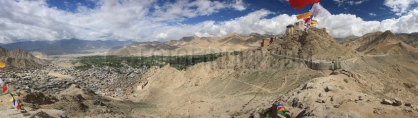 City of Leh Indus Valley Ladakh Himalayas India