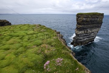 Downpatrick Head on the Atlantic Ocean to Ireland