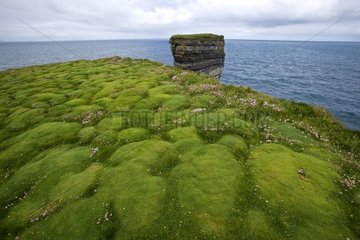 Downpatrick Head on the Atlantic Ocean to Ireland