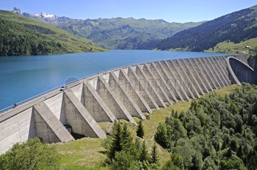 Roselend Dam Beaufortain Alps France