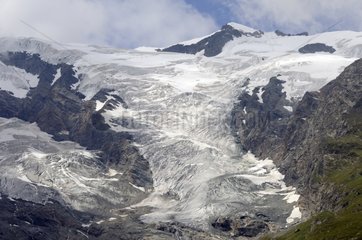 Glacier on Mont Pourri France Alps Vanoise