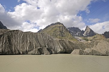Glacial Lake Miage Val Veny Alps Italy