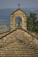 Chapel with a slate roof in Catalonia Spain