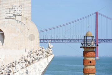 April 25 Bridge and Monument to the Discoveries Lisbon