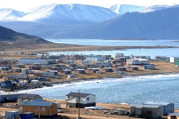 Village of Qikiqtarjuaq on Baffin Island Canadian Arctic