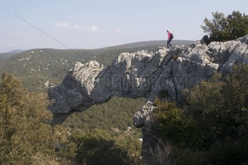 Hiking in the Ibie Ardeche in France