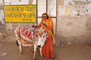 Around the sacred Lake Pushkar India