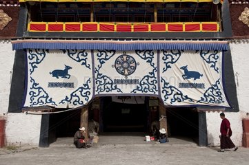 The main entrance Samye Monastery Tibet