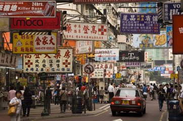 Fa Yuen street Mong Kok district Kowloon Hong Kong Chine