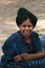 Portrait of a Young Woman Lake Atitlan Guatemala