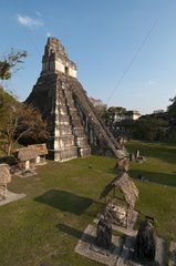 Temple of the Giant Jaguar Tikal mayan archaeological site