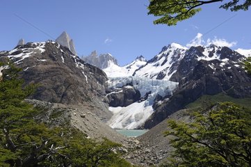 Fitzroy Glacier Piedras Blancas Este Argentina