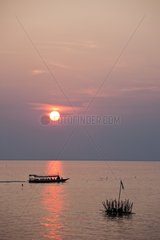 Boat trip on Lake Tonle Sap Cambodia