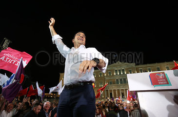Greece-Athens-Tsipras-PRE-WAHL-sammlungs () Griechenland-Athens-TSIPRAS- PRE-Wahl- SAMMLUNG