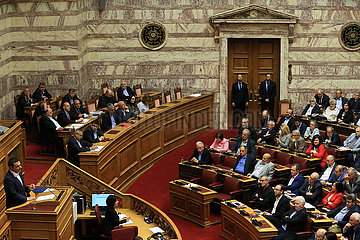 Greece-Athens-PARLAMENT-Votum ()