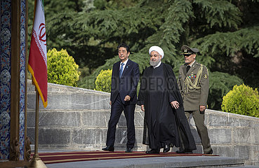 IRAN-TEHERAN-Rouhani-JAPAN-ABE-VISIT