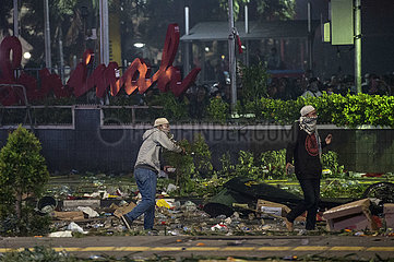INDONESIEN-JAKARTA-WAHL-VIOLENT DEMONSTRATION