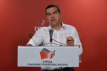 GRIECHENLAND-ATHEN-PM-EARLY nationalen Wahlen  () Griechenland-Athen-EUROPAWAHLEN-Tsipras