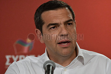 GRIECHENLAND-ATHEN-PM-EARLY nationalen Wahlen  () Griechenland-Athen-EUROPAWAHLEN-Tsipras