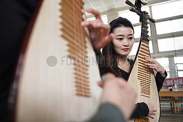 CHINA-MUSICAL INSTRUMENTS-GANSU-PIPA (CN)