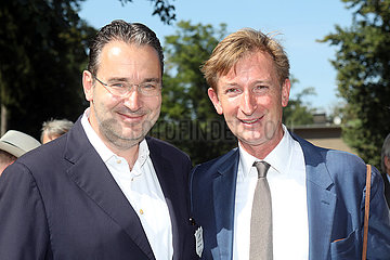 Hoppegarten  Deutschland  Gregor Baum (links) und Gerhard Schoeningh  Unternehmer