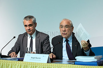 Berlin  Deutschland - Stefano Scarpetta und Angel Gurria  von der OECD.