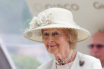 Royal Ascot  Portrait of HRH Princess Alexandra  Lady Ogilvy