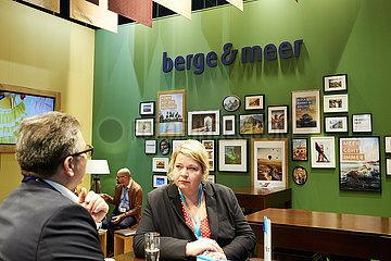 Berlin  Deutschland - Messestand der Berge & Meer Touristik GmbH bei der ITB.