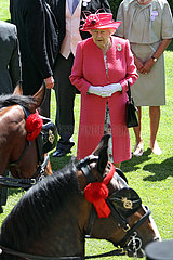 Royal Ascot  Portrait of HRH Queen Elizabeth the Second