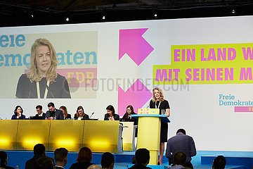 Berlin  Deutschland - Linda Teuteberg  Generalsekretaerin der FDP. Rede auf dem Bundesparteitag.