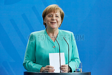 Berlin  Deutschland - Bundeskanzlerin Angela Merkel.