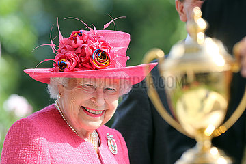 Royal Ascot  Portrait of HRH Queen Elizabeth the Second