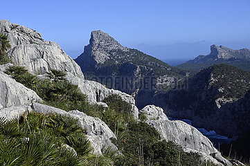Spanien  Mallorca- Kuestenlandschaft am Cap de Formentor